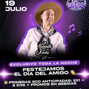 Promo 2x1 | Paquito Ocaña | 19 de Julio